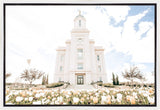 Sweet is The Work Boise Idaho Temple Gallery Wrap