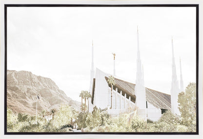 Sweet is The Work Las Vegas Nevada Temple Gallery Wrap