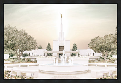 Sweet is The Work Denver Colorado Temple Gallery Wrap