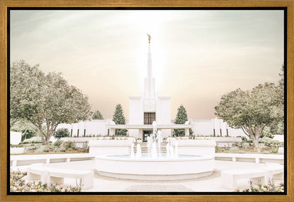 Sweet is The Work Denver Colorado Temple Gallery Wrap