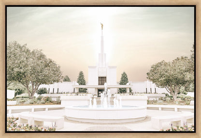 Sweet is The Work Denver Colorado Temple Gallery Wrap