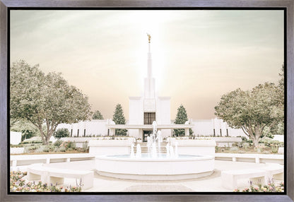 Sweet is The Work Denver Colorado Temple Gallery Wrap