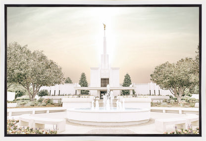 Sweet is The Work Denver Colorado Temple Gallery Wrap