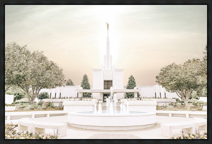 Sweet is The Work Denver Colorado Temple Gallery Wrap