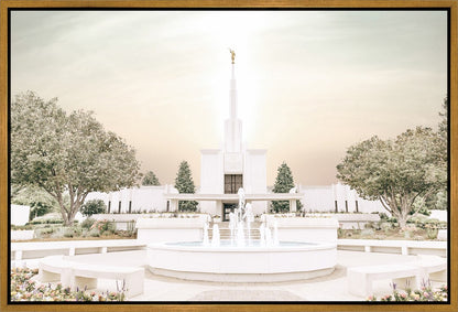 Sweet is The Work Denver Colorado Temple Gallery Wrap