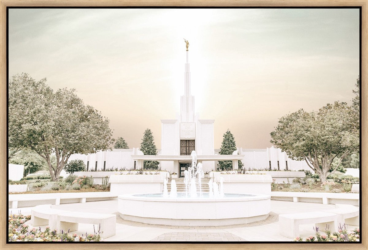 Sweet is The Work Denver Colorado Temple Gallery Wrap