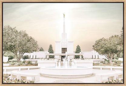 Sweet is The Work Denver Colorado Temple Gallery Wrap