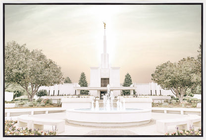 Sweet is The Work Denver Colorado Temple Gallery Wrap
