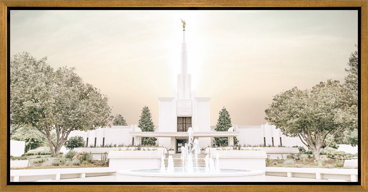 Sweet is The Work Denver Colorado Temple Gallery Wrap