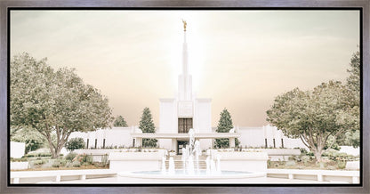 Sweet is The Work Denver Colorado Temple Gallery Wrap