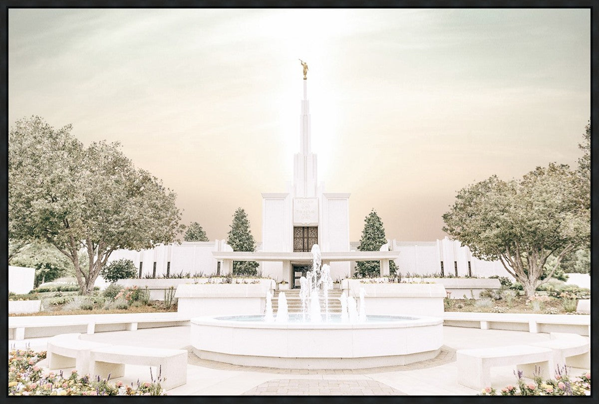 Sweet is The Work Denver Colorado Temple Large Wall Art Gallery Wrap