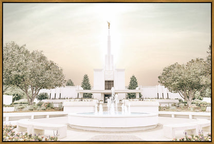 Sweet is The Work Denver Colorado Temple Large Wall Art Gallery Wrap