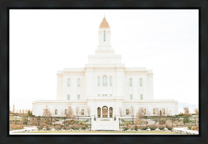 Sweet is The Work Deseret Peak Utah Temple Gallery Wrap