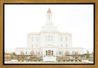Sweet is The Work Deseret Peak Utah Temple Gallery Wrap