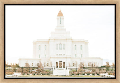 Sweet is The Work Deseret Peak Utah Temple Gallery Wrap