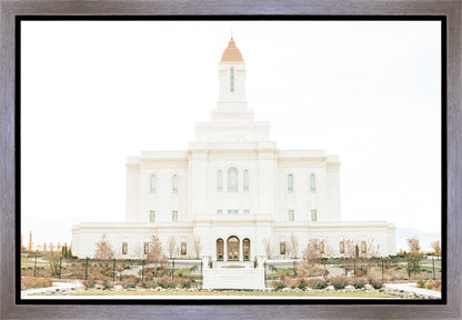 Sweet is The Work Deseret Peak Utah Temple Gallery Wrap