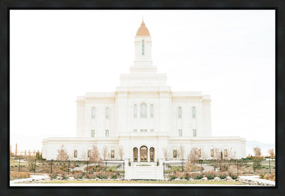 Sweet is The Work Deseret Peak Utah Temple Gallery Wrap