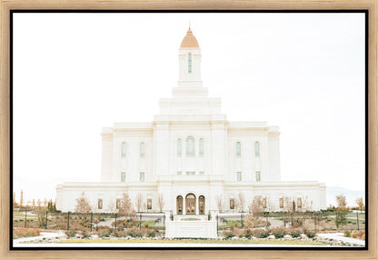 Sweet is The Work Deseret Peak Utah Temple Gallery Wrap