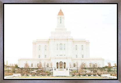 Sweet is The Work Deseret Peak Utah Temple Gallery Wrap