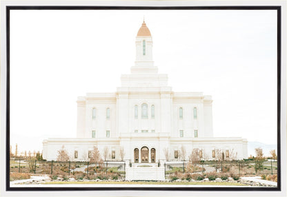 Sweet is The Work Deseret Peak Utah Temple Gallery Wrap