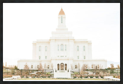 Sweet is The Work Deseret Peak Utah Temple Gallery Wrap