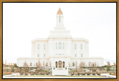 Sweet is The Work Deseret Peak Utah Temple Gallery Wrap