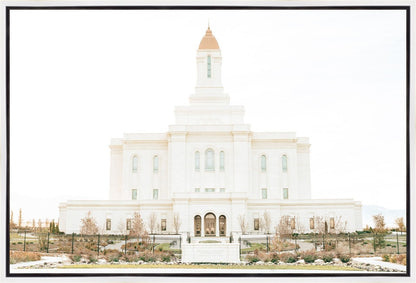 Sweet is The Work Deseret Peak Utah Temple Gallery Wrap