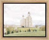 Sweet is The Work Manti Utah Temple Gallery Wrap