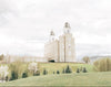 Sweet is The Work Manti Utah Temple Gallery Wrap