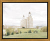 Sweet is The Work Manti Utah Temple Gallery Wrap