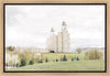 Sweet is The Work Manti Utah Temple Gallery Wrap