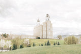 Sweet is The Work Manti Utah Temple Gallery Wrap