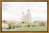 Sweet is The Work Manti Utah Temple Gallery Wrap