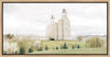 Sweet is The Work Manti Utah Temple Gallery Wrap