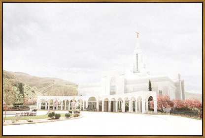 Sweet is The Work Bountiful Utah Temple Large Wall Art Gallery Wrap