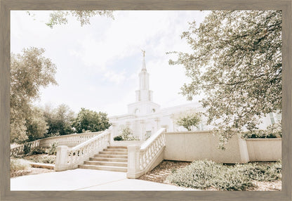 Sweet is The Work Sacramento California Temple Large Wall Art