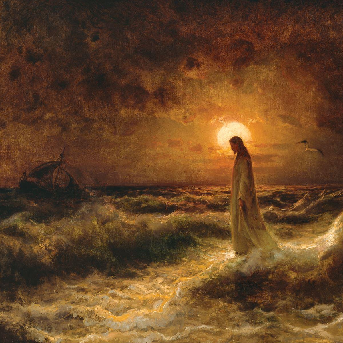 Christ Walking On The Water by Julius Sergius von Klever – LDSArt.com