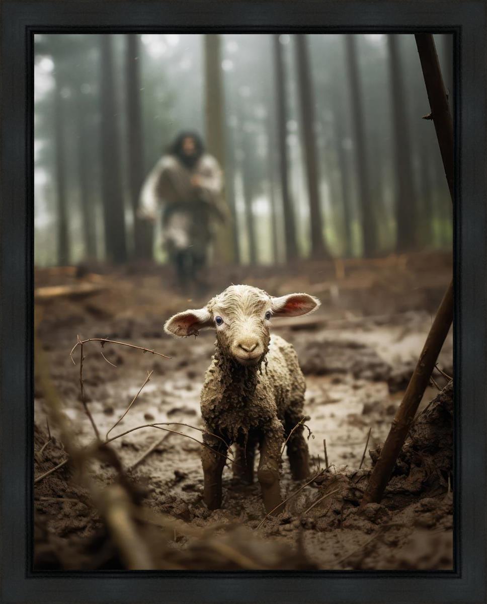 The Good Shepherd is on the Way Gallery Wrap