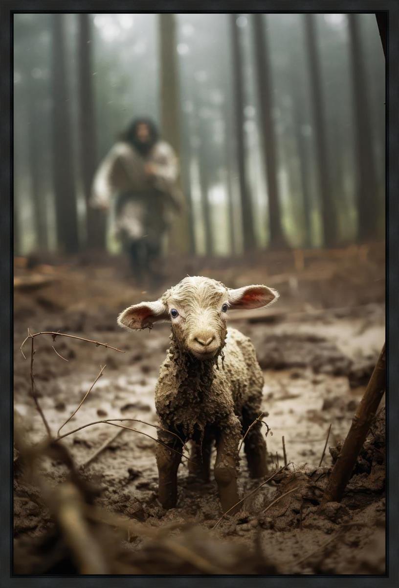 The Good Shepherd is on the Way Gallery Wrap