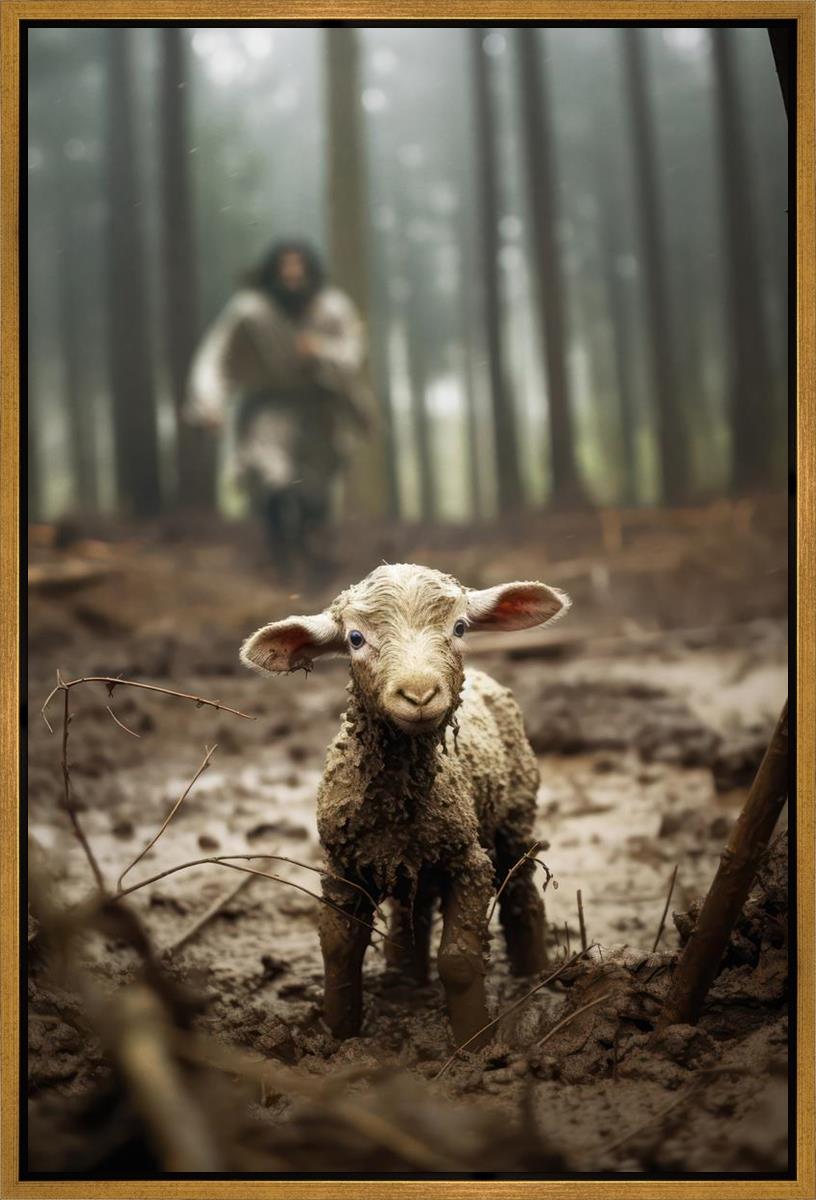 The Good Shepherd is on the Way Gallery Wrap