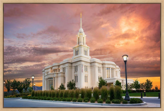 Payson Temple Peaceful Sunrise