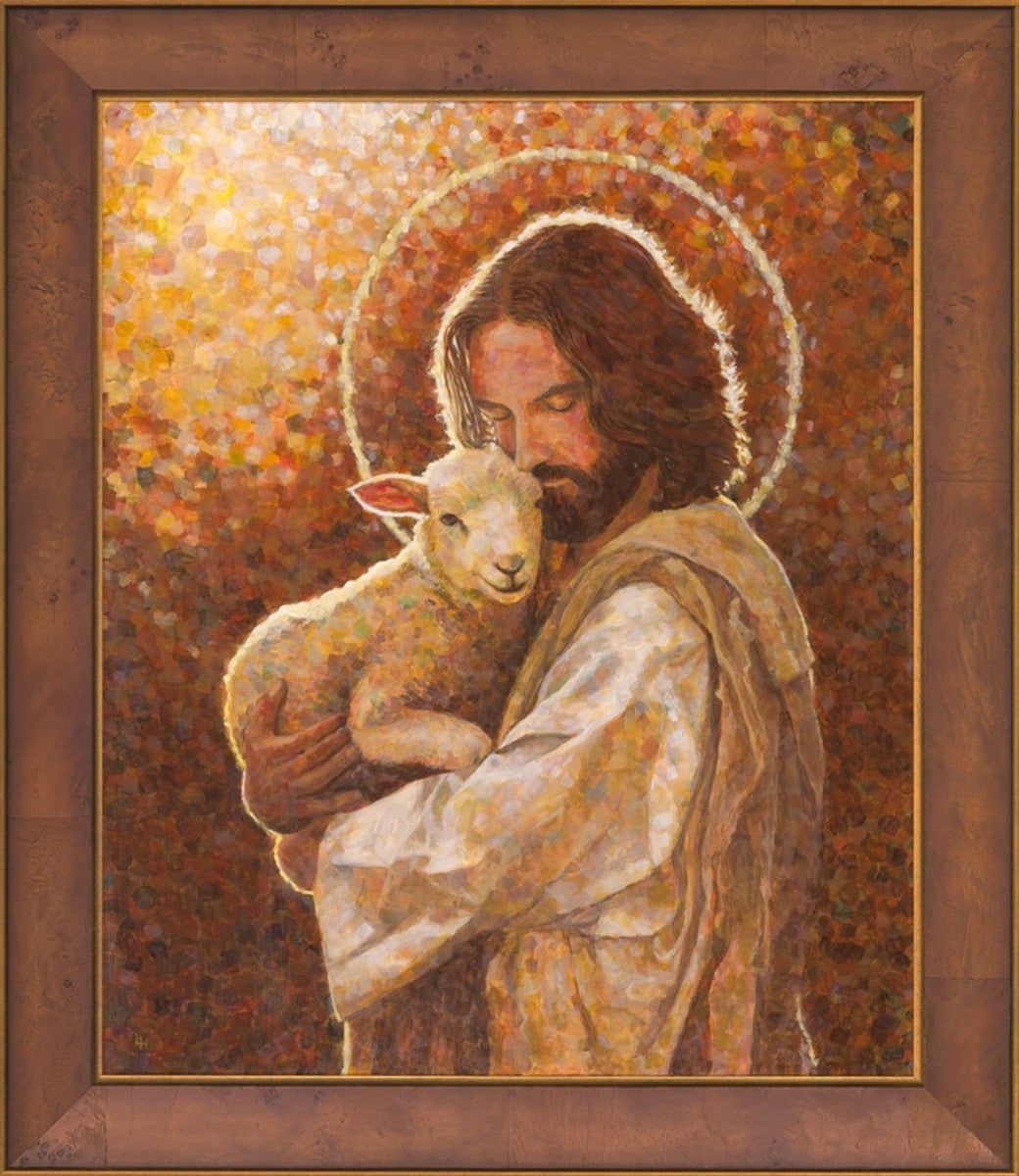 He Knows His Sheep Original Artwork