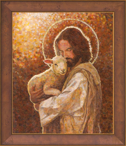 He Knows His Sheep Original Artwork