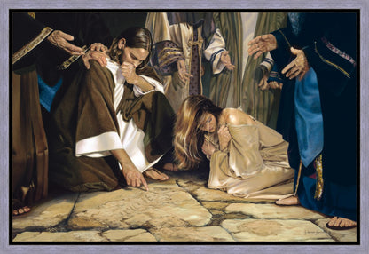 He That Is Without Sin Gallery Wrap