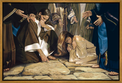 He That Is Without Sin Gallery Wrap