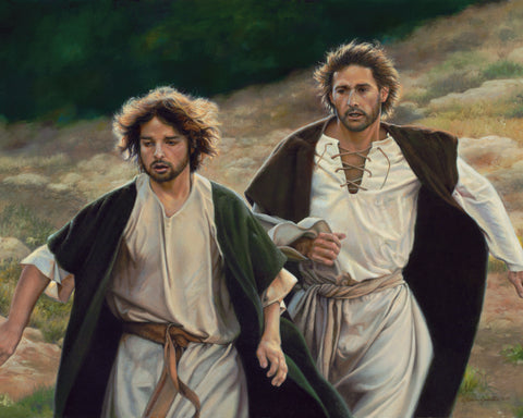 Hope by Liz Lemon Swindle peter and john running to the tomb