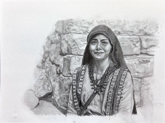 Ramah - Discipleship is Hard Sketch Study Original Artwork