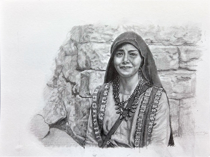 Ramah - Discipleship is Hard Sketch Study Original Artwork
