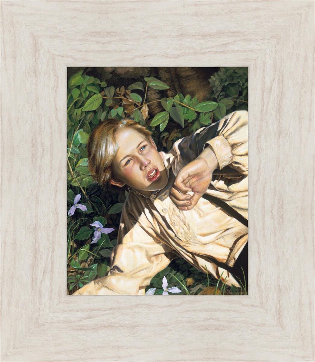 first vision by liz lemon swindle 14 year-old joseph smith looking