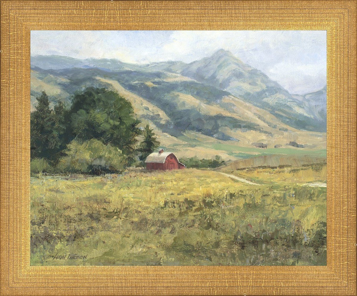 Red Barn in The Wilderness